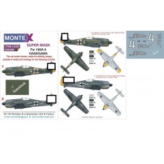 1/32 Focke-Wulf Fw 190A-5 Paint Mask for Hasegawa kit