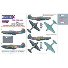 1/32 Yakovlev Yak-3 Paint Mask No.2 for Special Hobby kit