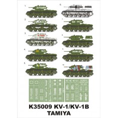 1/35 KV/KV-1B Paint Mask for Tamiya (Insignia Masks)