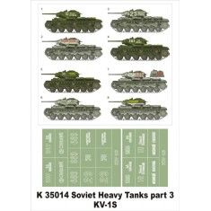 1/35 KV-1S Paint Mask for Eastern Express/Dragon/Trumpeter (Insignia Masks)
