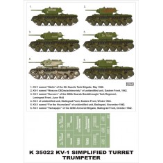 1/35 KV-1 Paint Mask Vol.2 for Trumpeter (Insignia Masks)