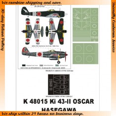 1/48 Ki-43 II Oscar Paint Mask Vol.1 for Hasegawa (Canopy Masks + Insignia Masks)
