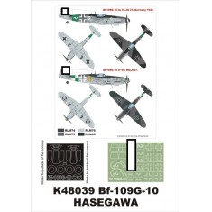 1/48 Messerschmitt Bf 109G-10 Paint Mask Vol.1 for Hasegawa (Canopy Masks +Insignia Masks)