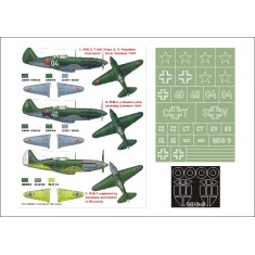 1/48 Mikoyan-Gurevich MiG-3 (Early) Paint Mask for Trumpeter (Canopy Masks+Insignia Masks)