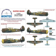 1/48 CA-9 Wirraway Paint Mask for Special Hobby (Canopy Masks + Insignia Masks)