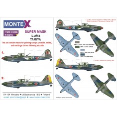 1/48 IL-2M3 Sturmovik Paint Mask Vol.1 for Tamiya kit
