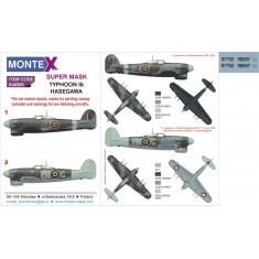 1/48 Typhoon IB  (Car Door) Paint Mask for Hasegawa kits