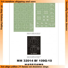 1/32 Messerschmitt Bf 109G-10 Paint Mask for Hasegawa kit (Canopy Masks + Insignia Masks)
