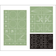 1/32 Kawasaki Ki-61 Hien Paint Mask for Hasegawa kit (Canopy Masks + Insignia Masks)