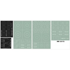 1/32 Hawker Tempest Mk.V Paint Mask for Special Hobby kit #32052