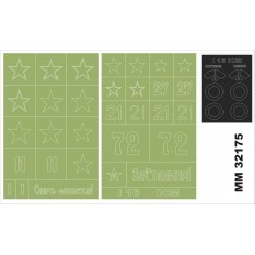 1/32 I-16 Paint Mask for ICM Models (Canopy  & Insignia Masks)