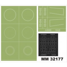 1/32 A6M5 Zero Paint Mask for Hasegawa kits (Canopy  & Insignia Masks)