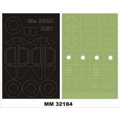 1/32 Messerschmitt Me 262A Paint Masks for Revell kit #3875 (2x canopy & 1x insignia)