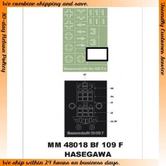 1/48 Messerschmitt Bf-109F Paint Mask for Hasegawa kit (Canopy Masks + Insignia Masks)