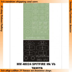 1/48 Supermarine Spitfire Mk Vb Paint Mask for Tamiya kit (Canopy Masks + Insignia Masks)
