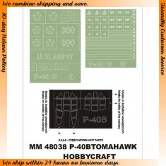 1/48 Curtiss P-40B Warhawk Paint Mask for Hobbycraft kit (Canopy Masks + Insignia Masks)