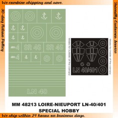 1/48 Loire-Nieuport LN-40/401 Paint Mask for Special Hobby kit (Canopy Mask+Insignia Mask)