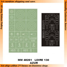 1/48 Loire 130M Paint Mask for Azur kit (Canopy Masks + Insignia Masks)
