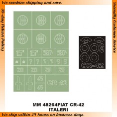 1/48 Fiat CR.42 Paint Mask for Italeri kit (Canopy Masks + Insignia Masks)