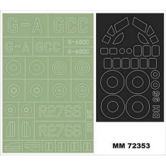 1/72 de Havilland DH.95 Flamingo Masking for Valom kits #72147