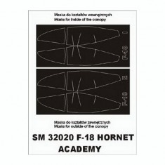 1/32 F-18 Hornet Paint Mask for Academy kit (outside-inside)
