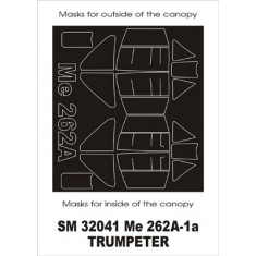 1/32 Me-262 Schwalbe Paint Mask for Trumpeter kit (outside-inside)