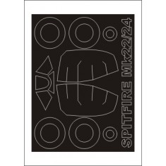 1/32 Spitfire 22-24 Paint Mask for Revell kit (outside)