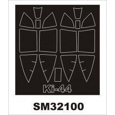 1/32 Ki-44 SHOKI Paint Mask for Hasegawa kit (outside-inside)