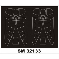 1/32 P-51D Mustang Paint Mask for Tamiya kit