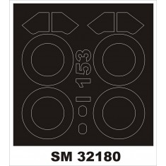 1/32 I-153 CHAIKA Paint Mask for ICM kits (outside-inside)