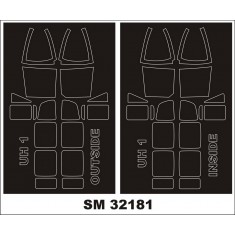 1/32 Bell UH-1D Huey Paint Masks for Dragon Kit (Outside & Inside)
