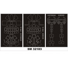 1/32 Consolidated B-24J Liberator Paint Masks for Hobby Boss kits (3 sheets)