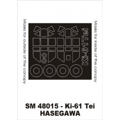 1/48 Ki-61 Hien Paint Mask for Hasegawa kit (outside-inside)
