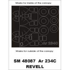 1/48 Arado 234C Paint Mask for Revell kit (outside-inside)