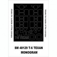 1/48 T-6 Texan Paint Mask for Revell/Monogram kit (outside-inside)
