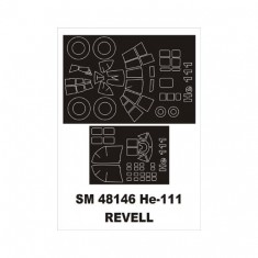 1/48 Heinkel He-111 Paint Mask for Revell kit (outside)