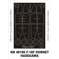 1/48 F/A-18 Hornet Paint Mask for Hasegawa kit (outside-inside)
