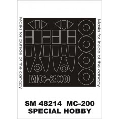 1/48 MC 200 Paint Mask for Special Hobby kit (outside-inside)