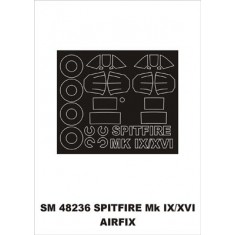 1/48 Spitfire Mk.IX/XVI Paint Mask for Airfix kit (outside-inside)