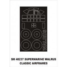1/48 Walrus Paint Mask for Classic Airframes kit (outside)