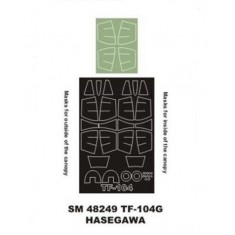 1/48 TF-104G Paint Mask for Hasegawa kit (outside-inside)