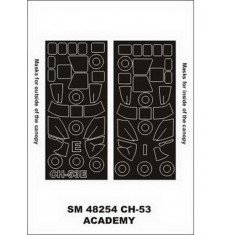 1/48 CH-53 Paint Mask for Academy kit (outside-inside)