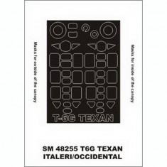 1/48 T-6 Texan Paint Mask for Italeri kit (outside-inside)