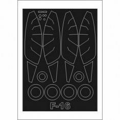 1/48 F-16 Paint Mask for Tamiya kit (outside-inside)