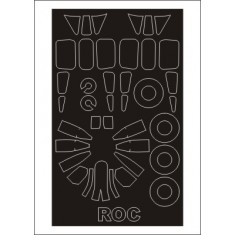 1/48 Blackburn Roc Paint Mask for Special Hobby kit (outside-inside)