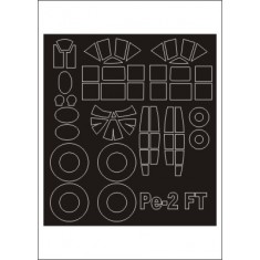 1/48 Petlyakov Pe-2 Paint Mask for MPM kit (outside-inside)