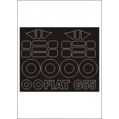 1/48 Fiat G-55 Paint Mask for Special Hobby kit (outside-inside)