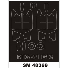 1/48 MiG-21F-13 Paint Mask for Trumpeter kit