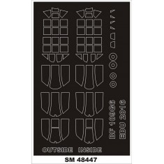 1/48 Messerschmitt Bf 109G-6 (2016 Edition) Paint Mask for Eduard kit (outside-inside)
