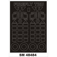 1/48 FAIREY FIREFLY Paint Mask for Trumpeter kits (outside, inside)